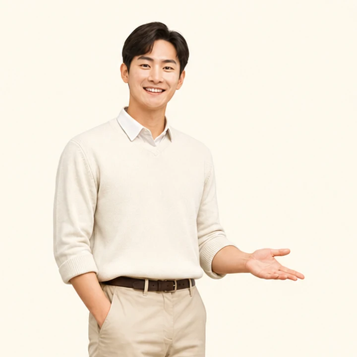 신용불량 소나타 장기렌트카 상담 신청을 안내하는 담당자